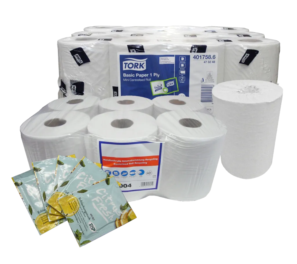 Handtuch- und Reinigungspapier