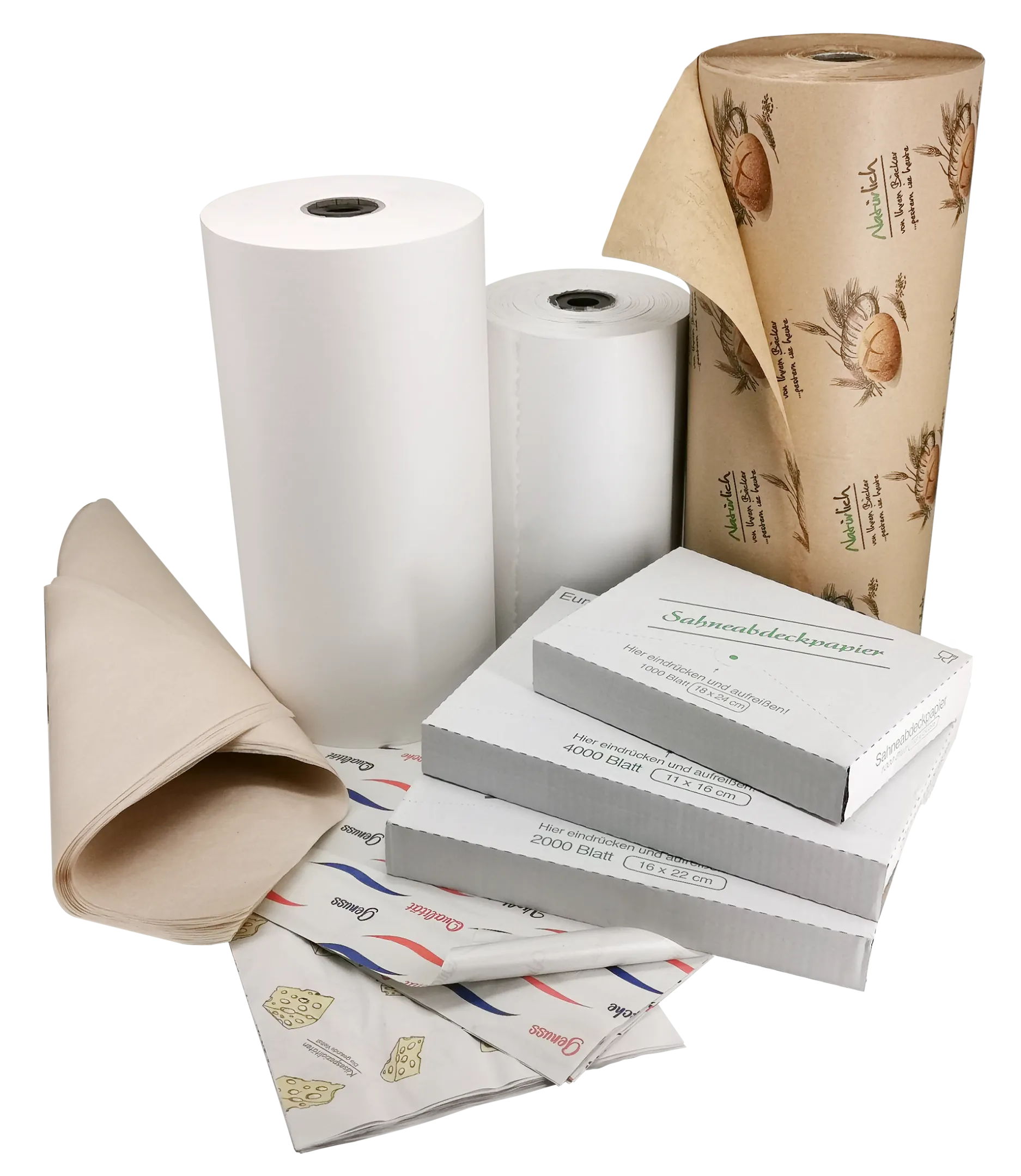 Papierrollen / formate